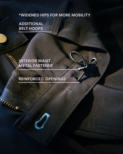 Bouldering Pants | Black | Waves | Previous Batch