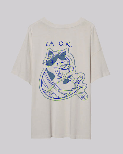 Dr. Climb Collab | Oversized Tee | Light Cream