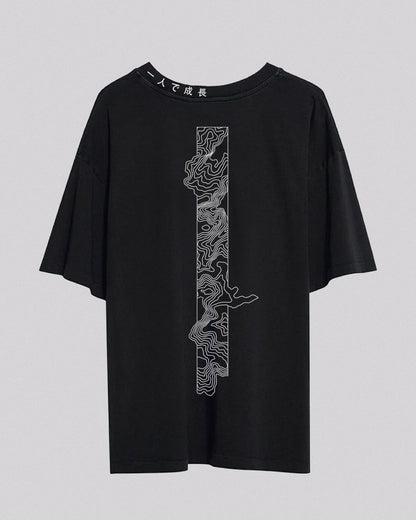 Solo Growth | Oversized Tee | Charcoal