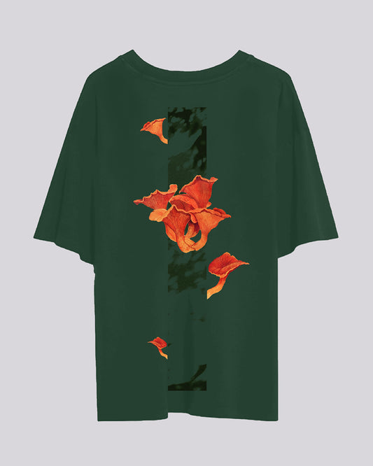 Oriane Chanterelle | Oversized Tee | Forest Green