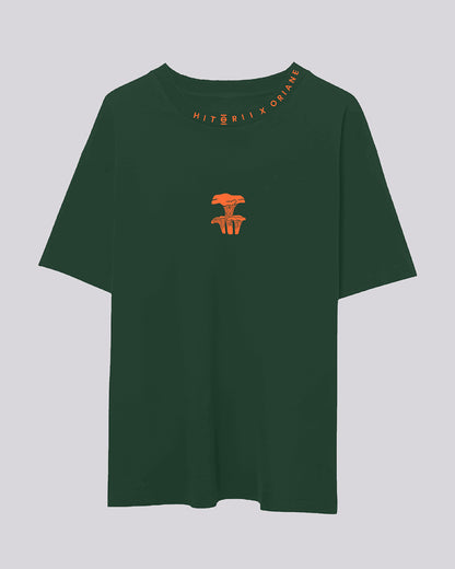 Oriane Chanterelle | Oversized Tee | Forest Green