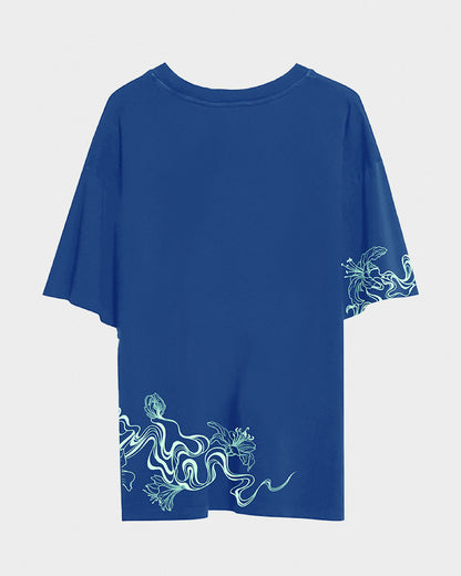 Oriane Lily | Oversized Tee | Cobalt Blue