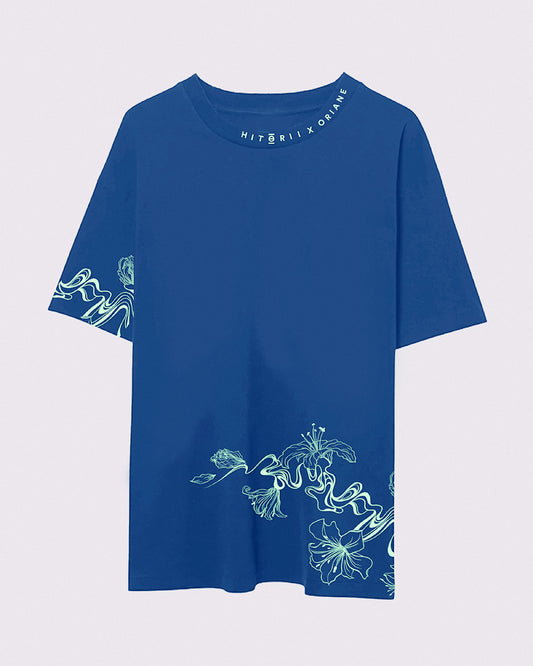 Oriane Lily | Oversized Tee | Cobalt Blue