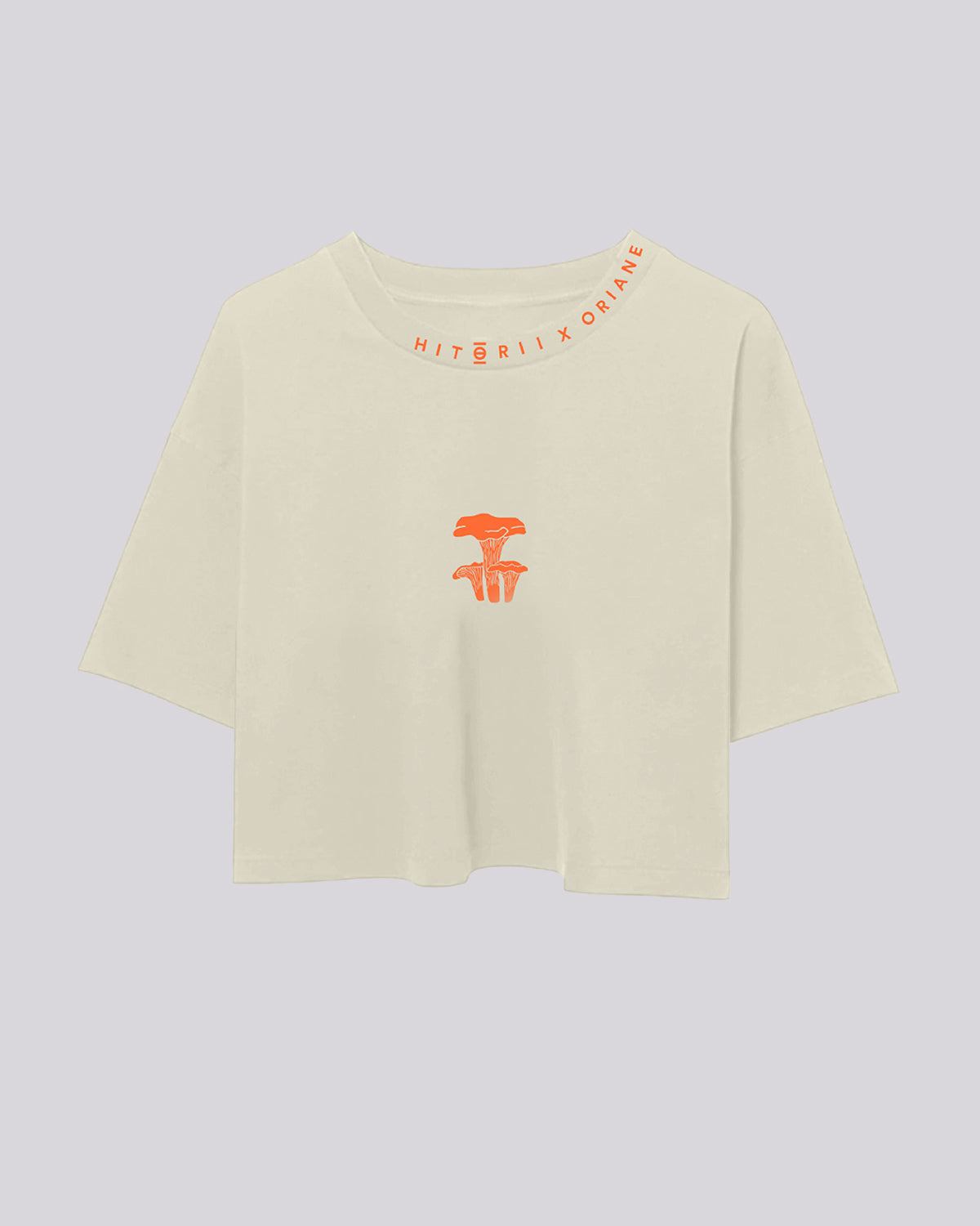 Oriane Chanterelle | Crop Tee | Sand