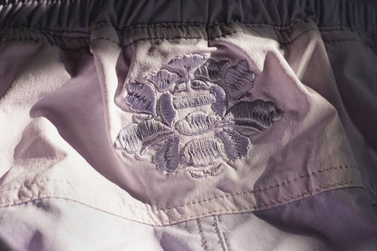 Comp Shorts | Mist | Peonies