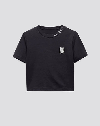 Soft Like Your Project | Crop Tee | Charcoal