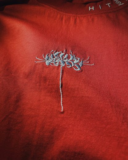 彼岸花 (Higanbana) | Oversized Tee | Charcoal