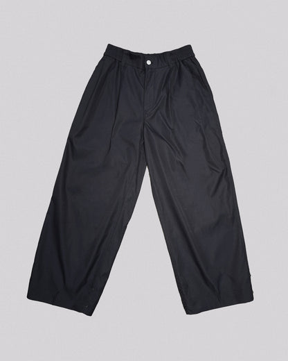 Pleated Work Pants | Black